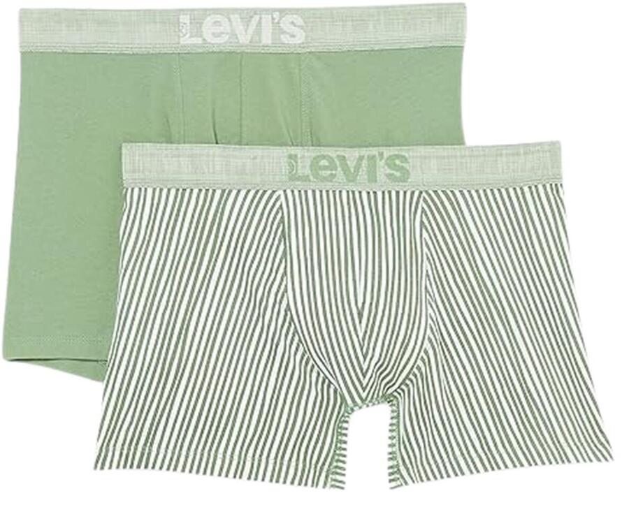 

LEVI'S Мужские боксёрские шорты Levis AOP с вертикальной полоской, упаковка из 2 шт. - 100001635