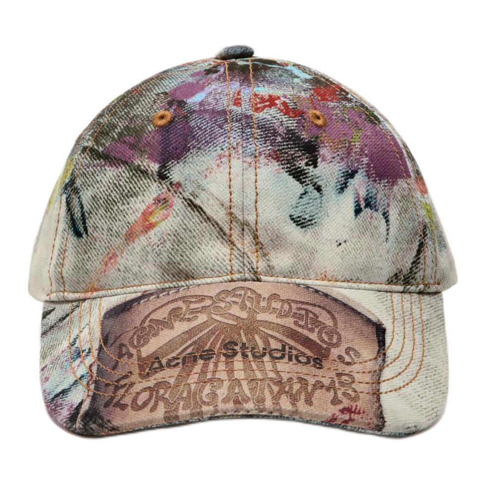 

Acne Studios Органическая хлопковая бейсболка унисекс разноцветная, Multicolor