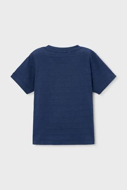 Футболка детская хлопковая T-shirt Mayoral, синий — фото 2