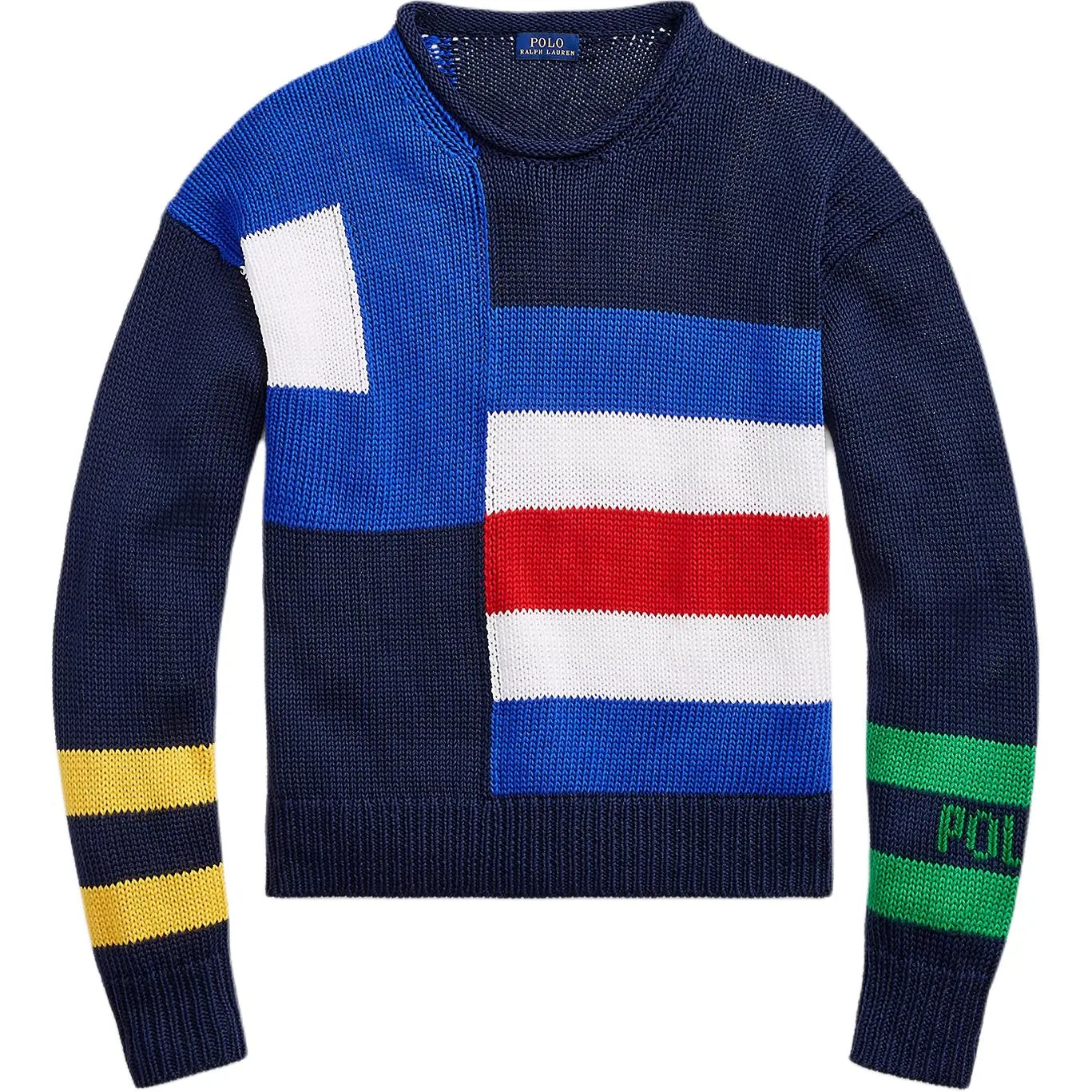 Вязаный джемпер Polo Ralph Lauren синий