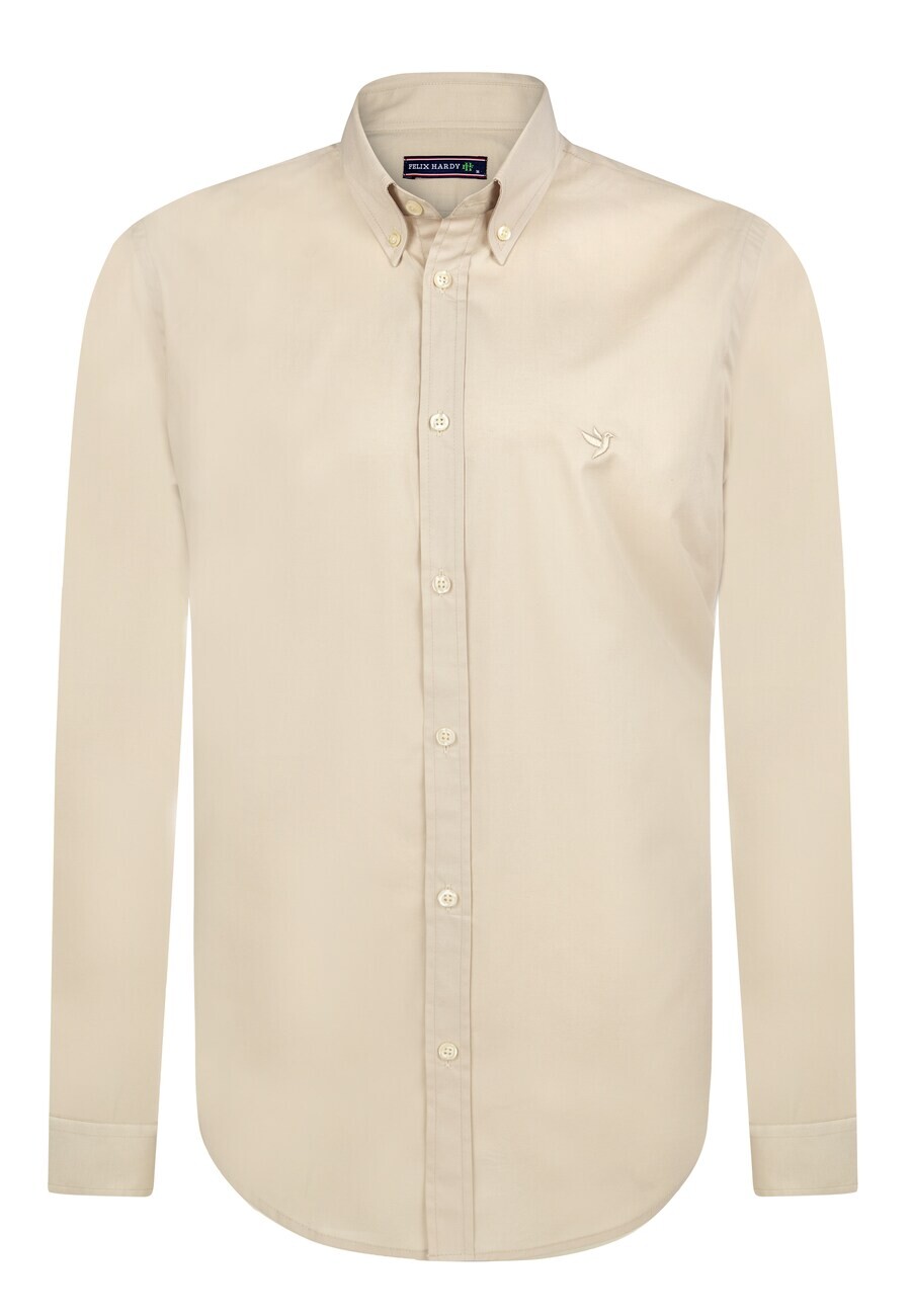 

Повседневная рубашка Felix Hardy Regular fit Button Up Shirt, бежевый