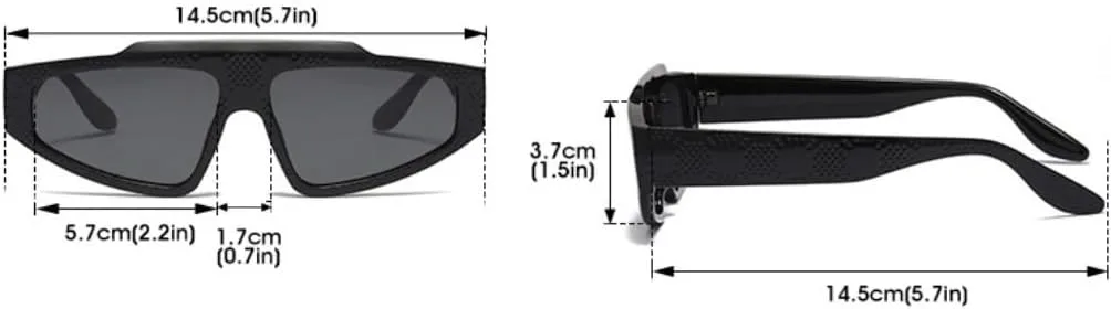 

Модные солнцезащитные очки «кошачий глаз» для женщин, ретро-очки с леопардовым принтом для мужчин, оранжевые очки с защитой от УФ-излучения UV400 TKKTLLT, Blue-black