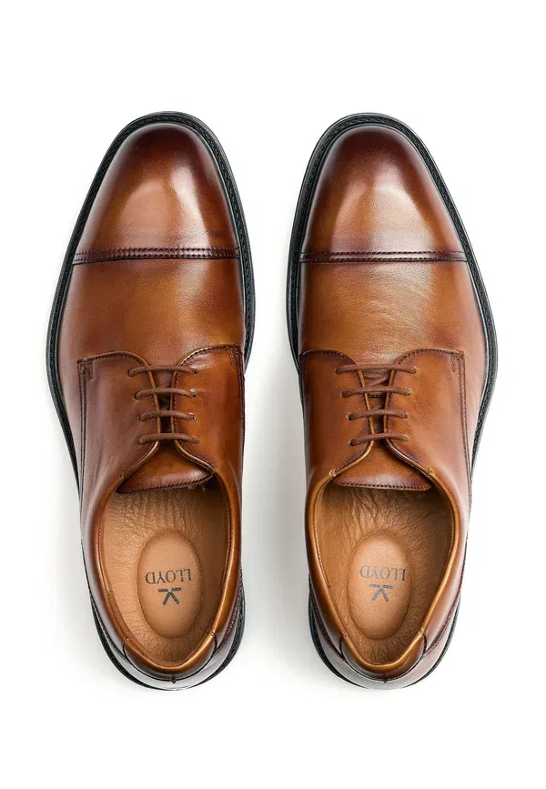 Ботинки Lloyd, модель Smart lace ups, цвет коньяк — фото 3