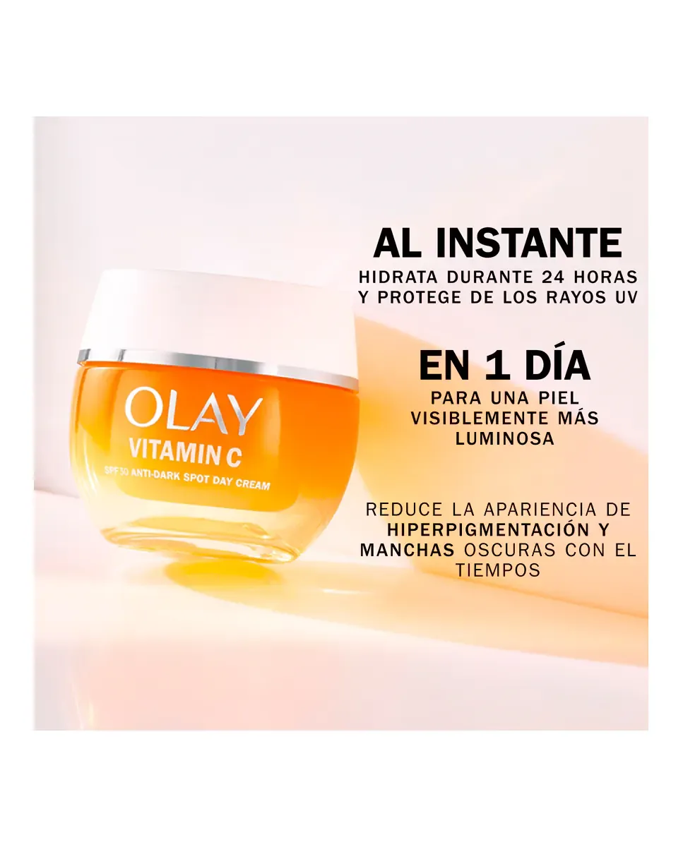 Крем для лица SPF OLAY Дневной увлажняющий, сменный, ниацинамид + витамин С — фото 4