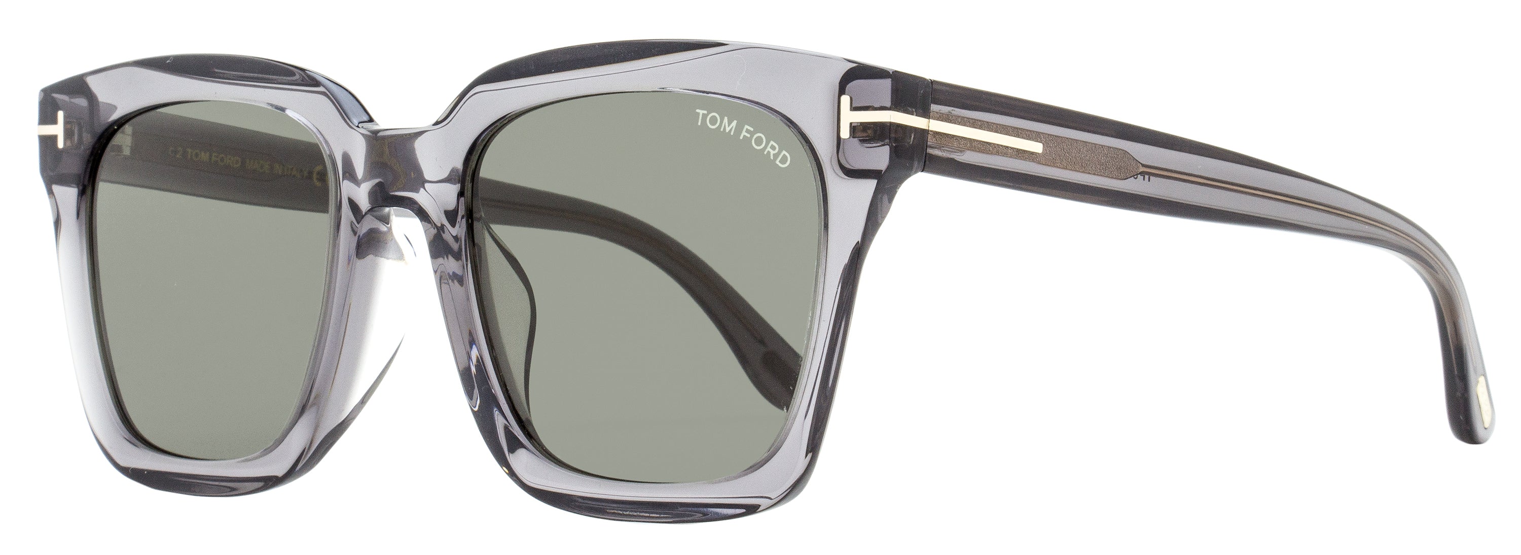 

Мужские солнцезащитные очки Tom Ford Alt Fit TF892-K 20A прозрачно-серые 56 мм