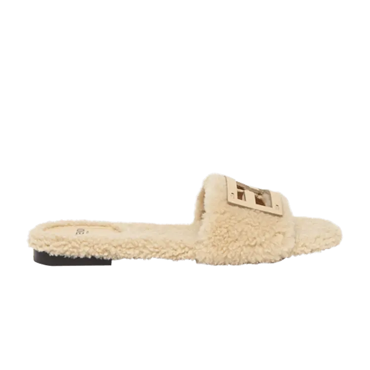 Кроссовки Fendi Wmns Baguette Slides Beige, желто-коричневый