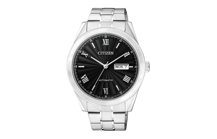 

CITIZEN Часы Mechanical Movement Stainless Steel Strap Watch 41mm Men's Watch Black Dial, Black Dial