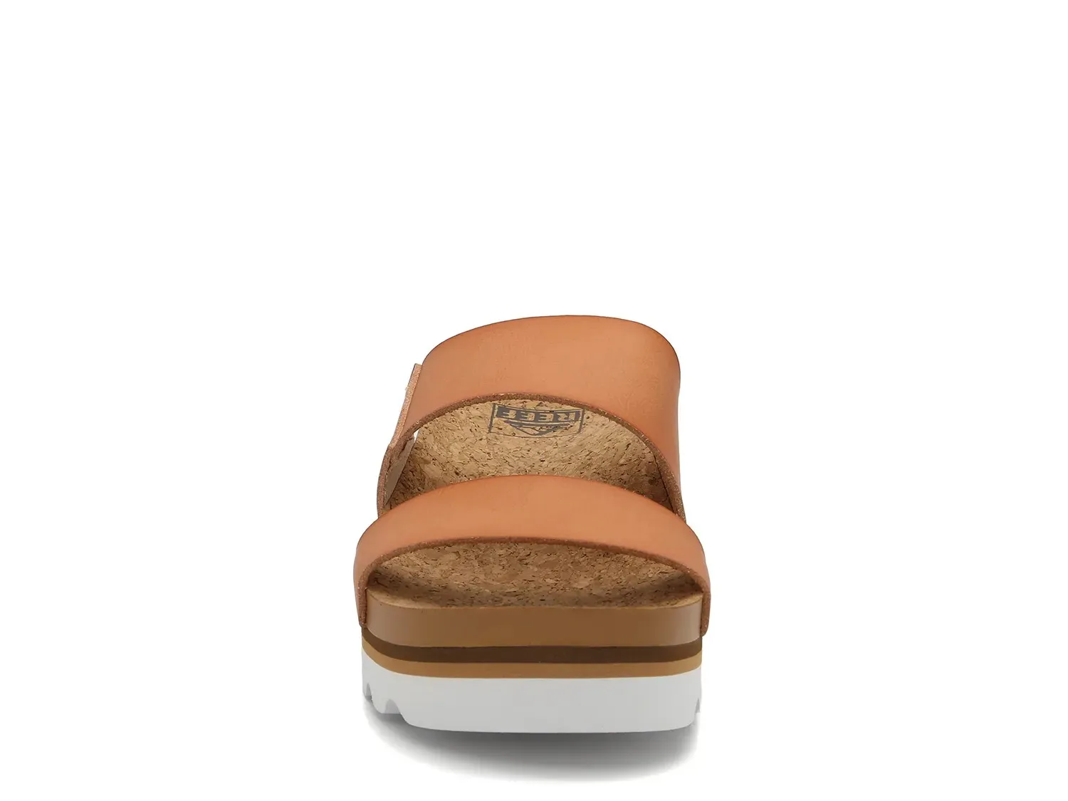 Сандалии Reef Cushion Bounce Vista Hi Wedge, коньячного цвета — фото 2