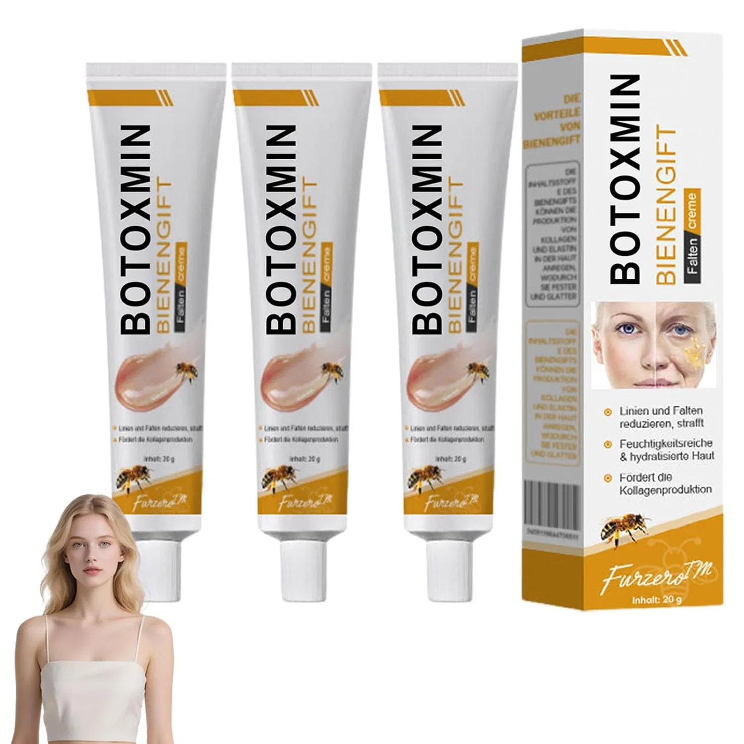 Крем для лица Fummy — От морщин с пчелиным ядом Furzero, . ‎ , 3 Items