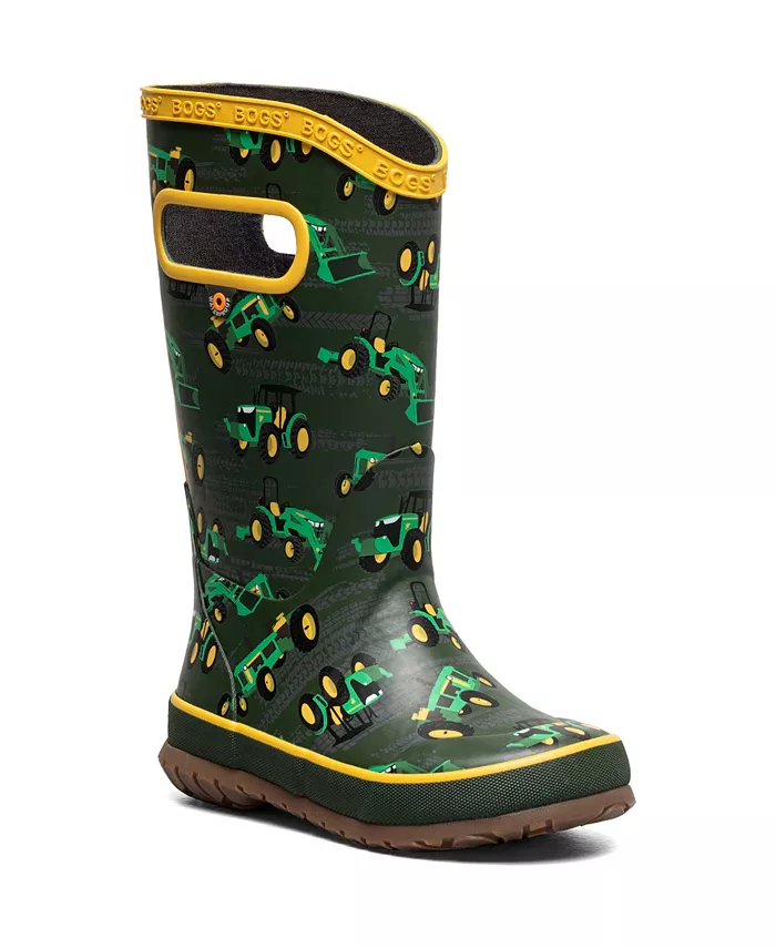 

Детские и подростковые резиновые сапоги Tractor Bogs, зеленый