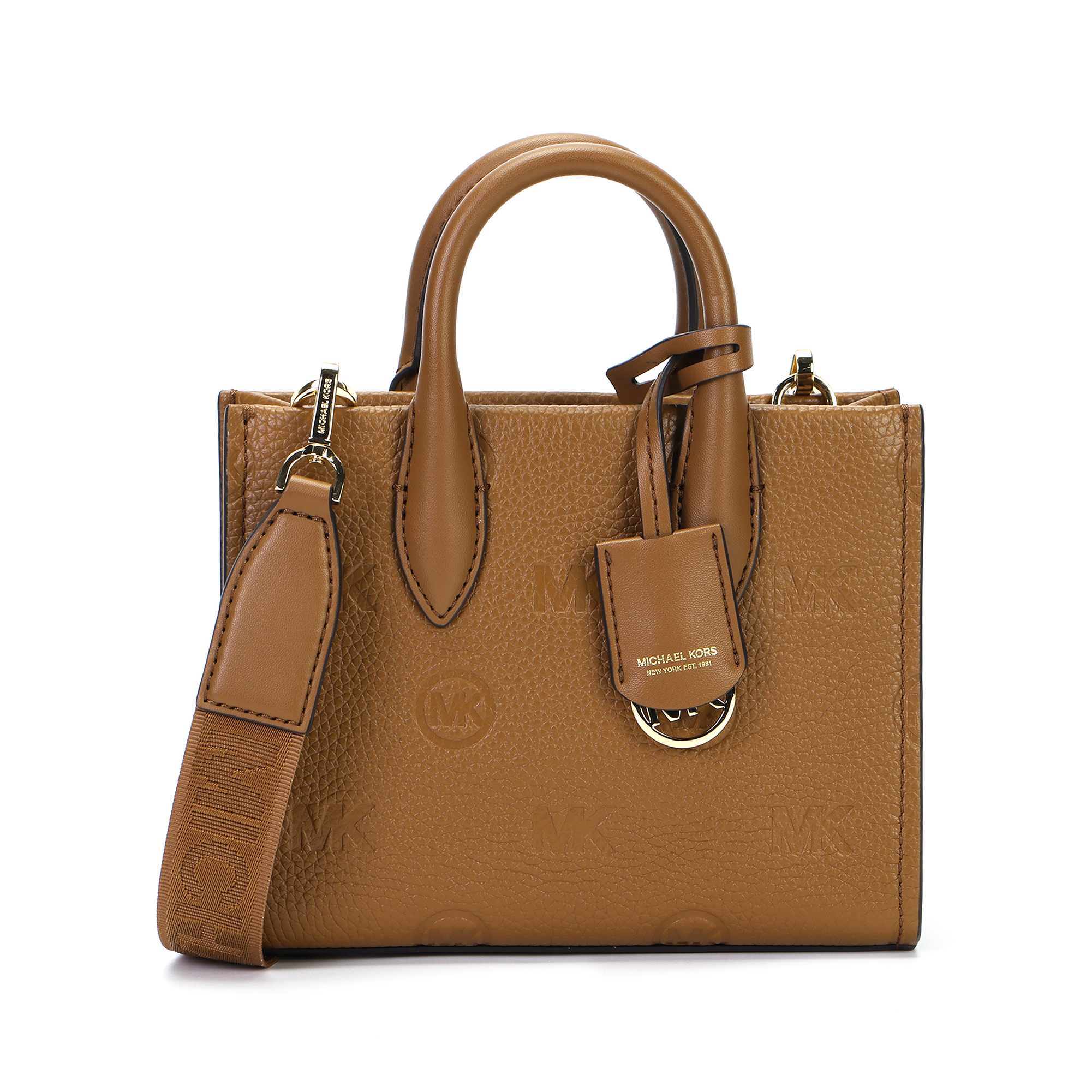 

MICHAEL KORS Сумка через плечо Mirella из коровьей кожи, очень маленькая, женская, коричневого цвета