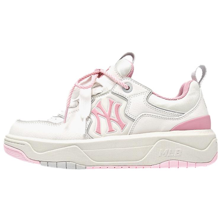 

MLB Кроссовки New York Yankees Synthetic Leather Slip Resistant Abrasion Resistant Low top Unisex White
