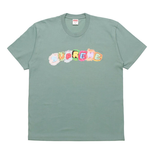 

Футболка fw19 week 7 pillows logo tee Supreme, зеленый