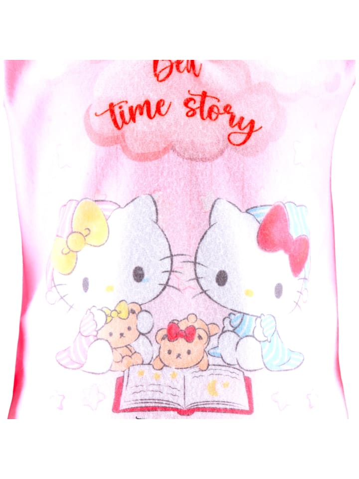 Флисовая пижама Hello Kitty розового цвета — фото 2