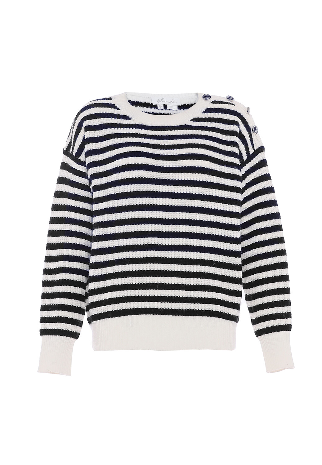 

Свитер Blonda Sweater, цвет WOLLWEISS MARINE