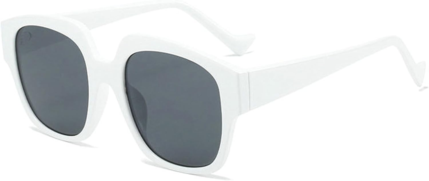 

Willochra Модные квадратные женские солнцезащитные очки с градиентным покрытием UV400, винтажные мужские солнцезащитные очки с широкими дужками, трендовые солнцезащитные очки с леопардовым принтом, White