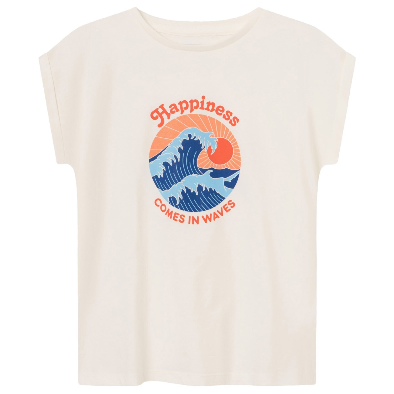 

Футболка Dedicated T-Shirt Visby Happiness, цвет Whisper White