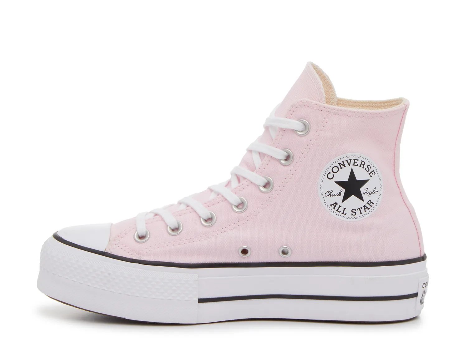 Кроссовки Converse Chuck Taylor All Star High-Top Platform Sneaker - Women's, светло-розовый — фото 3