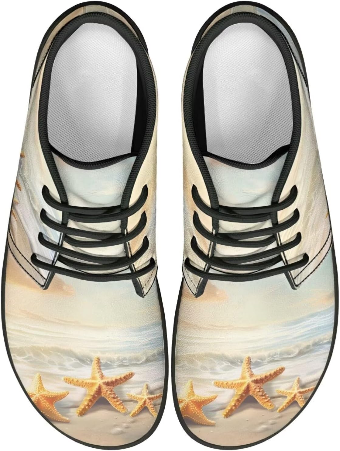 

Мужские кожаные лоферы на шнуровке с широким носком, модель «Такса Форхринс» в леопардовом принте, легкие и удобные, размер US 6-14 Forchrinse, Starfish on Hawaii Beach