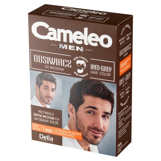 Обезжириватель для мужчин для натуральных и каштановых волос Delia Cosmetics, Cameleo — фото 2