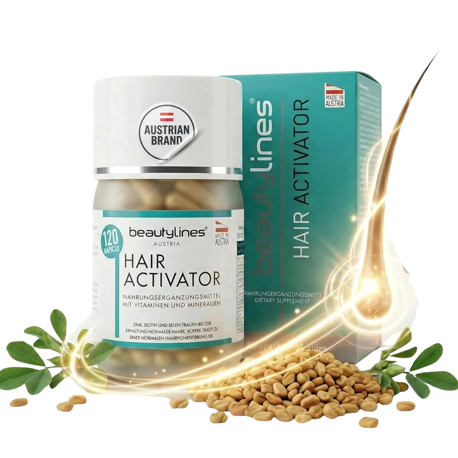 Капсулы Hair Activator с экстрактом пажитника Beautylines