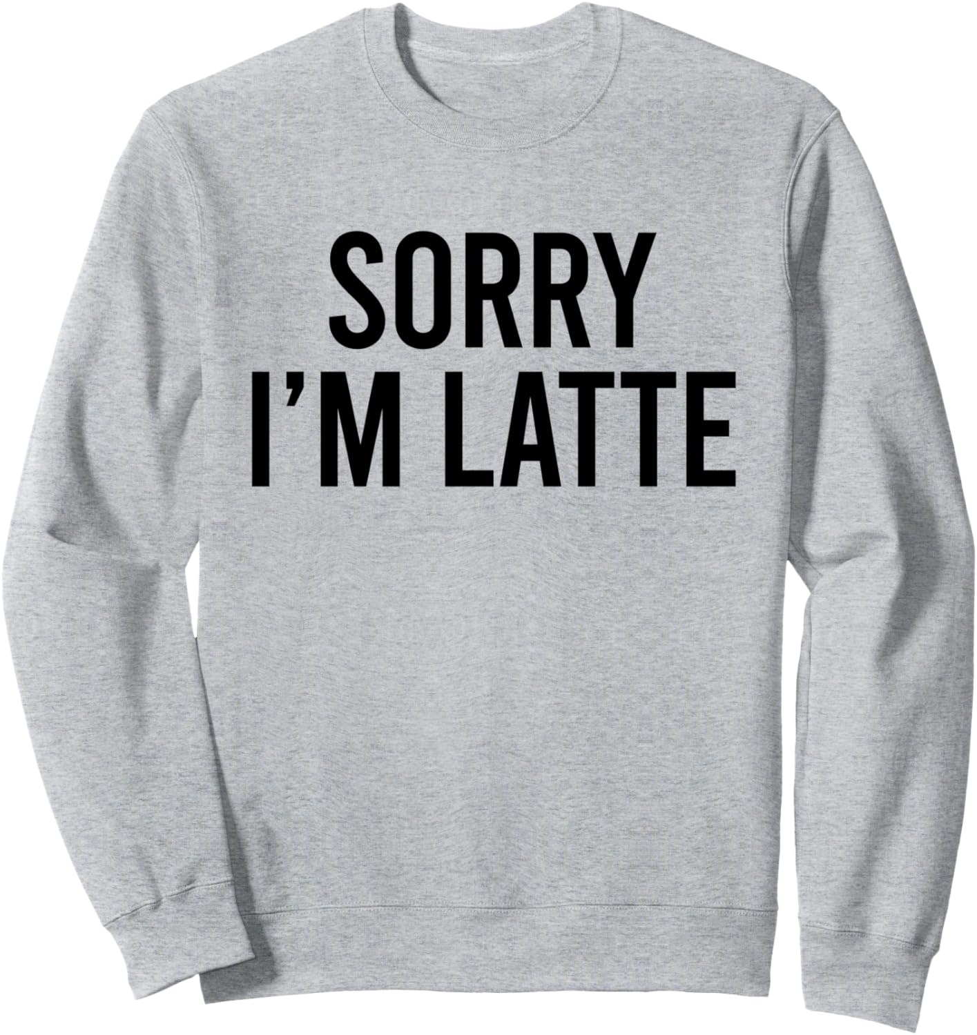 

Извините, я опоздал с кофе латте. Забавная толстовка с мемом про опоздание с кофе латте But First Coffee Fun Coffees Memes, серый