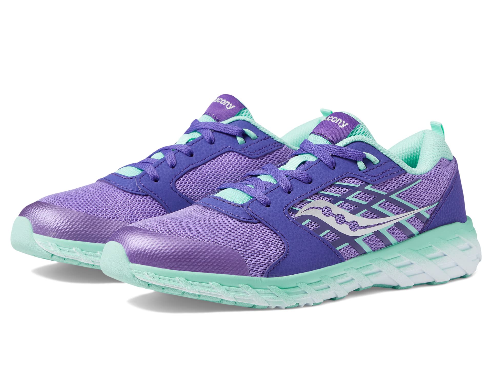 

Кроссовки Saucony Kids Wind 2.0, Purple/Turquoise