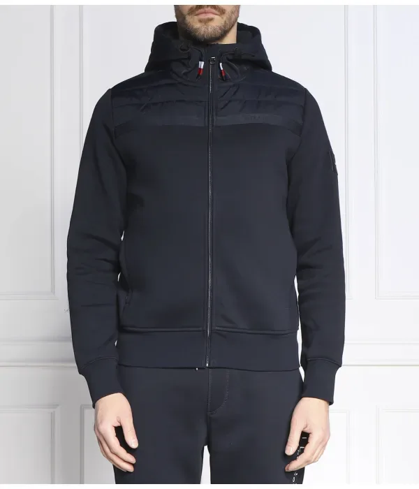 Толстовка MIX MEDIA ZIP TAPE THRUGH regular fit Tommy Hilfiger, темно-синий