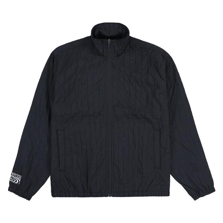 

Спортивная куртка Pleasures Rescue Pleated Track Jacket, Black