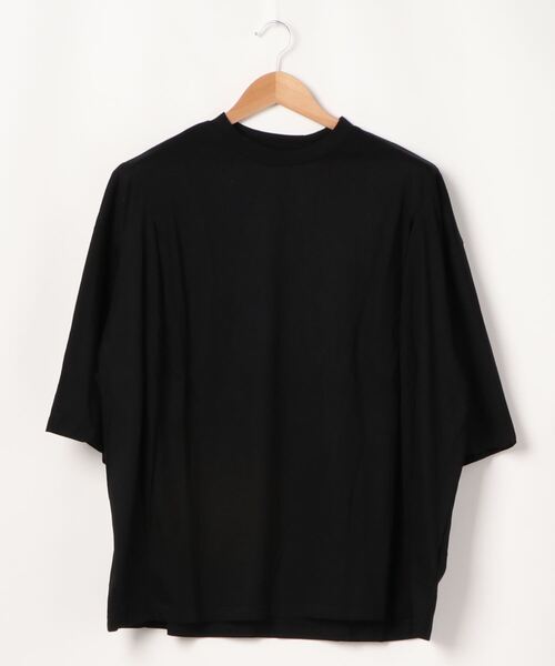 

Футболка свободного кроя из шелковистого трикотажа STYLEBLOCK, черный