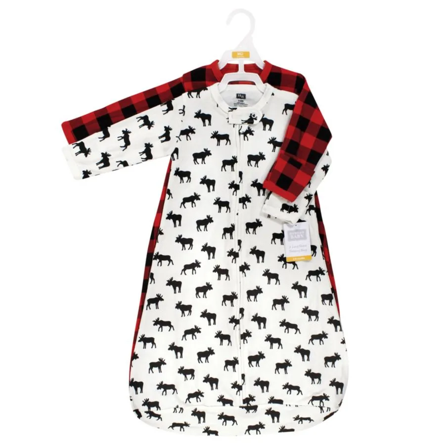 Хлопковый спальный мешок с длинными рукавами, мешок, одеяло Hudson Baby, Moose — фото 4