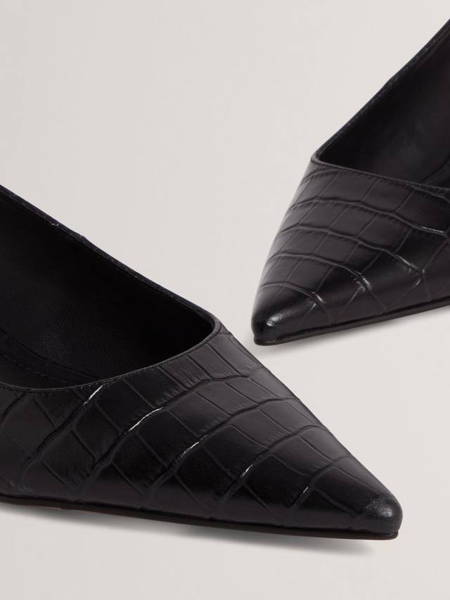 Kitiy Slingback туфли-лодочки на низком каблуке из кожи крокодилового принта Ted Baker — фото 4