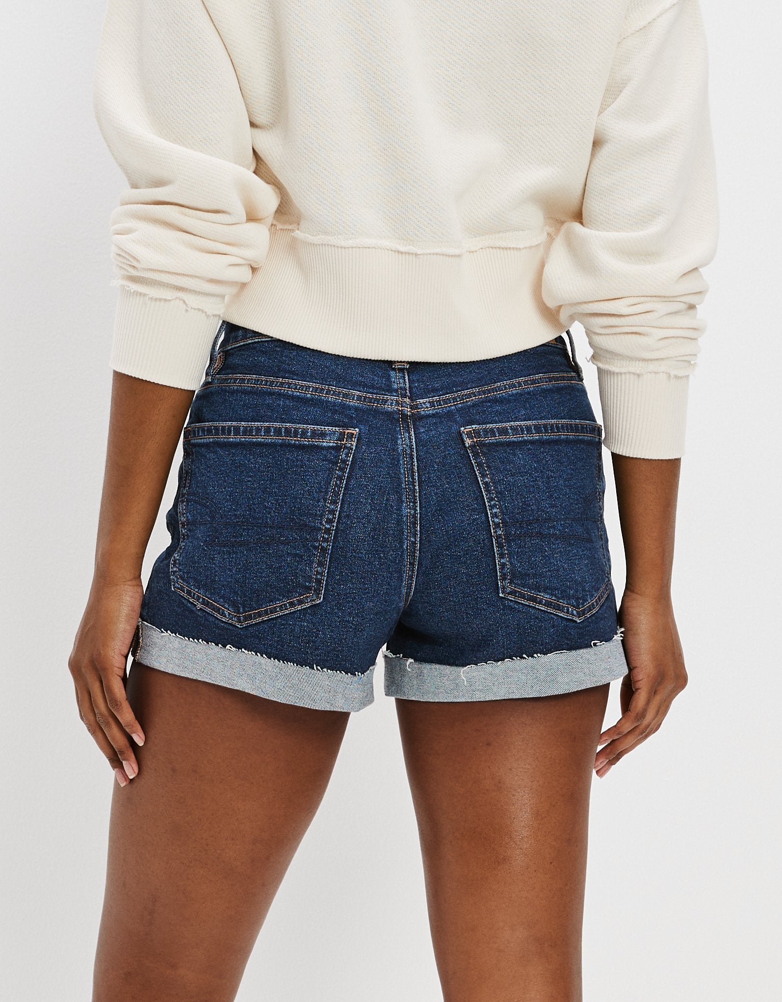 

Джинсовые шорты-бойфренды AE Strigid в стиле 90-х American Eagle Outfitters, цвет dark indigo