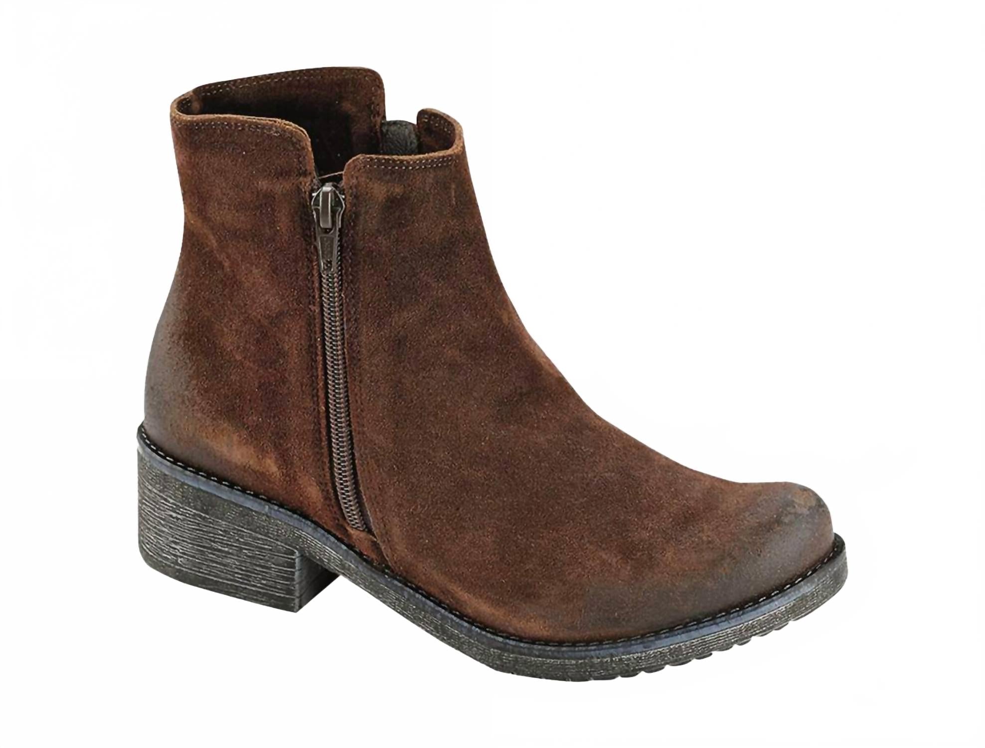 Женские замшевые ботинки Wander в цвете Seal Brown NAOT