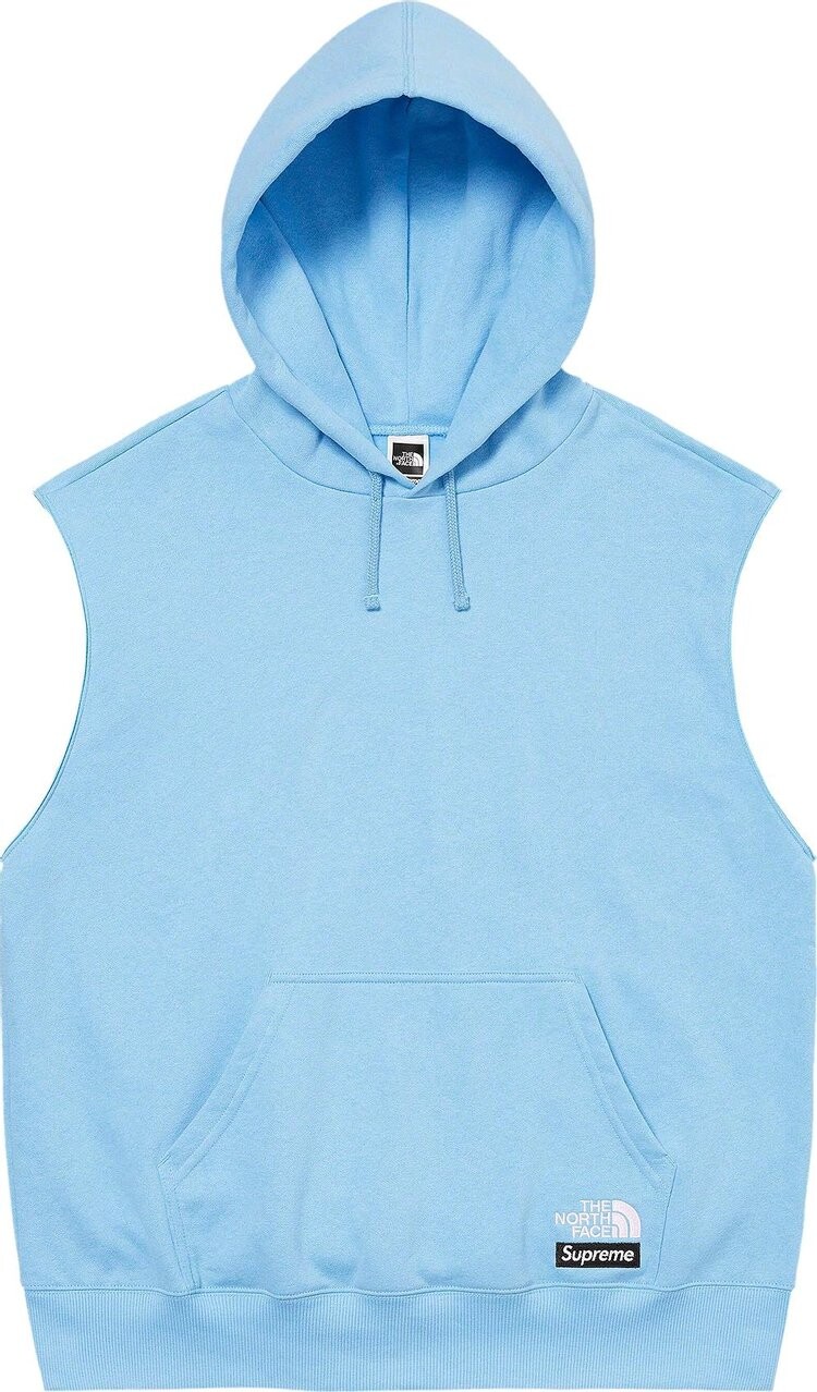 Толстовка Supreme x The North Face Convertible Hooded 'Blue', синий — фото 2