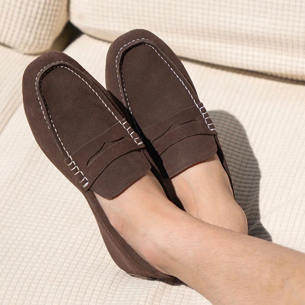 Мужские лоферы Alc600 Penny Driving Shoes, тёмно-коричневые, от Allclassic — фото 2