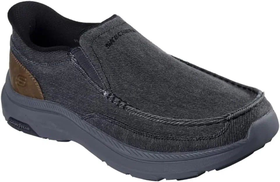 Мокасины на шнурках Skechers Pollard-Rohan, черный