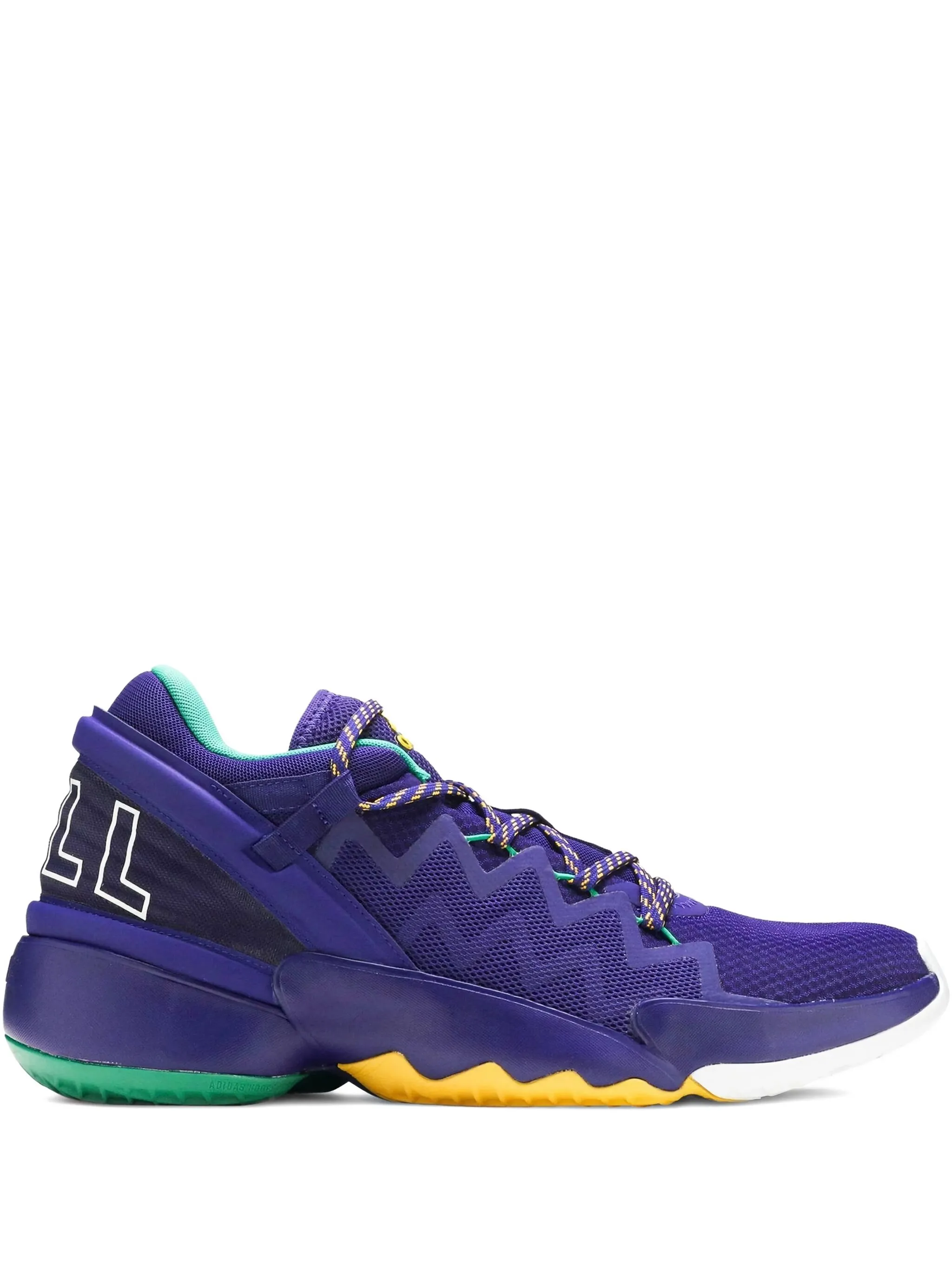 

Кроссовки D.O.N. Issue 2 Throwback Utah Jazz - Team Collegiate Purple/Team Collegiate Adidas, фиолетовый