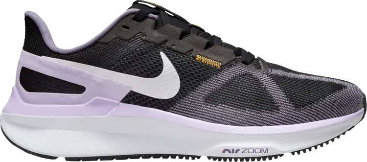 

Кроссовки Wmns Air Zoom Structure 25 Extra Wide 'Black Lilac Bloom', черный