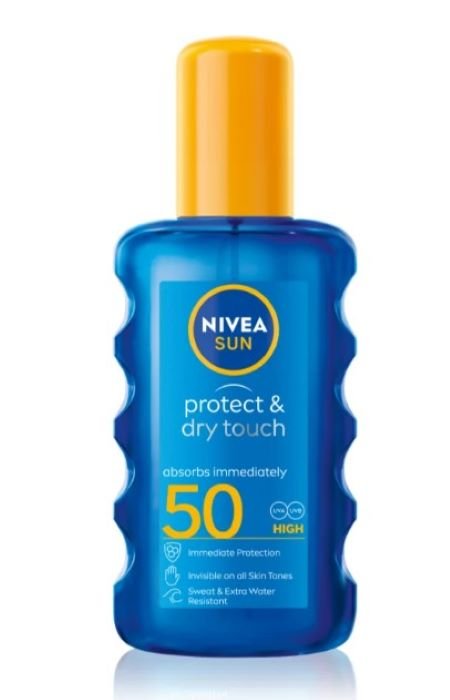 

Спрей Nivea Sun, Protect & Dry Touch SPF50, 200 мл