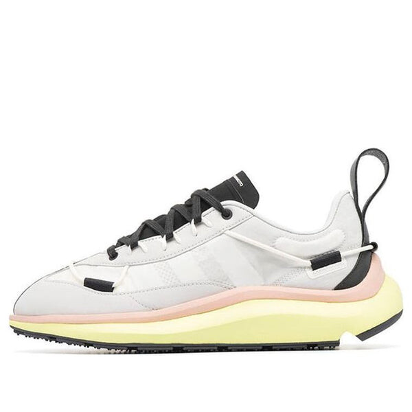 

Кроссовки y-3 shiku run 'grey hi-res yellow' Adidas, серый