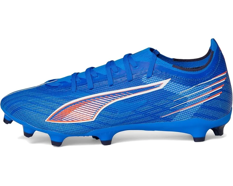 Кроссовки PUMA Ultra 6 Match Firm, Artificial Ground Soccer Cleats, Ultra Blue/White/Glowing Red — фото 4