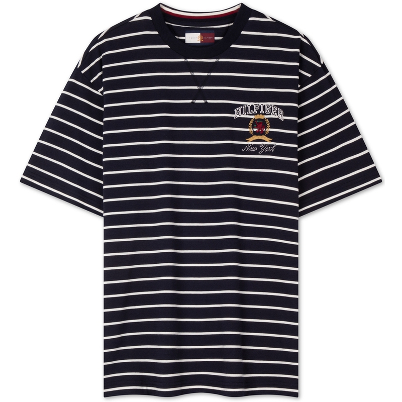 Tommy Hilfiger Футболка мужская navy blue в полоску — фото 3