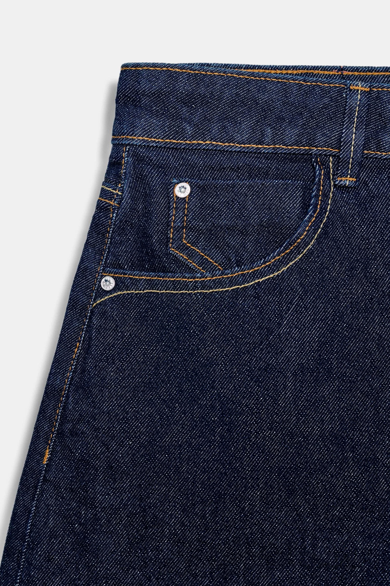 Шорты z1975 mom fit Zara, синий — фото 3