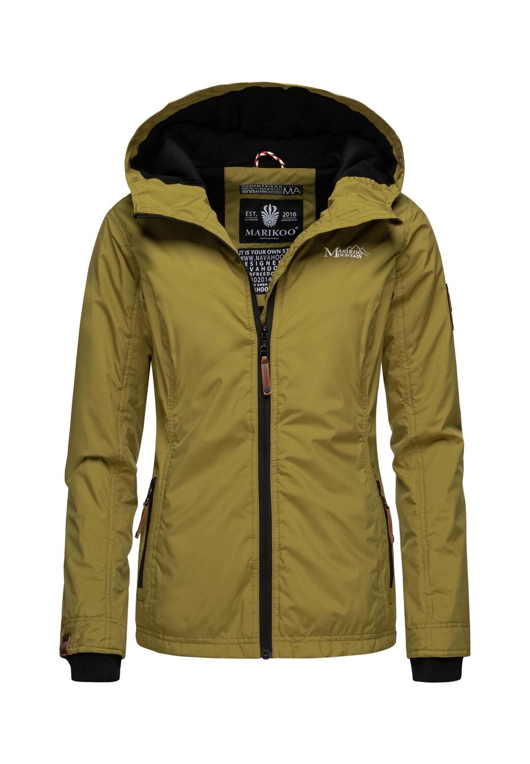 

Переходная куртка ежевика MARIKOO, цвет Moss Green