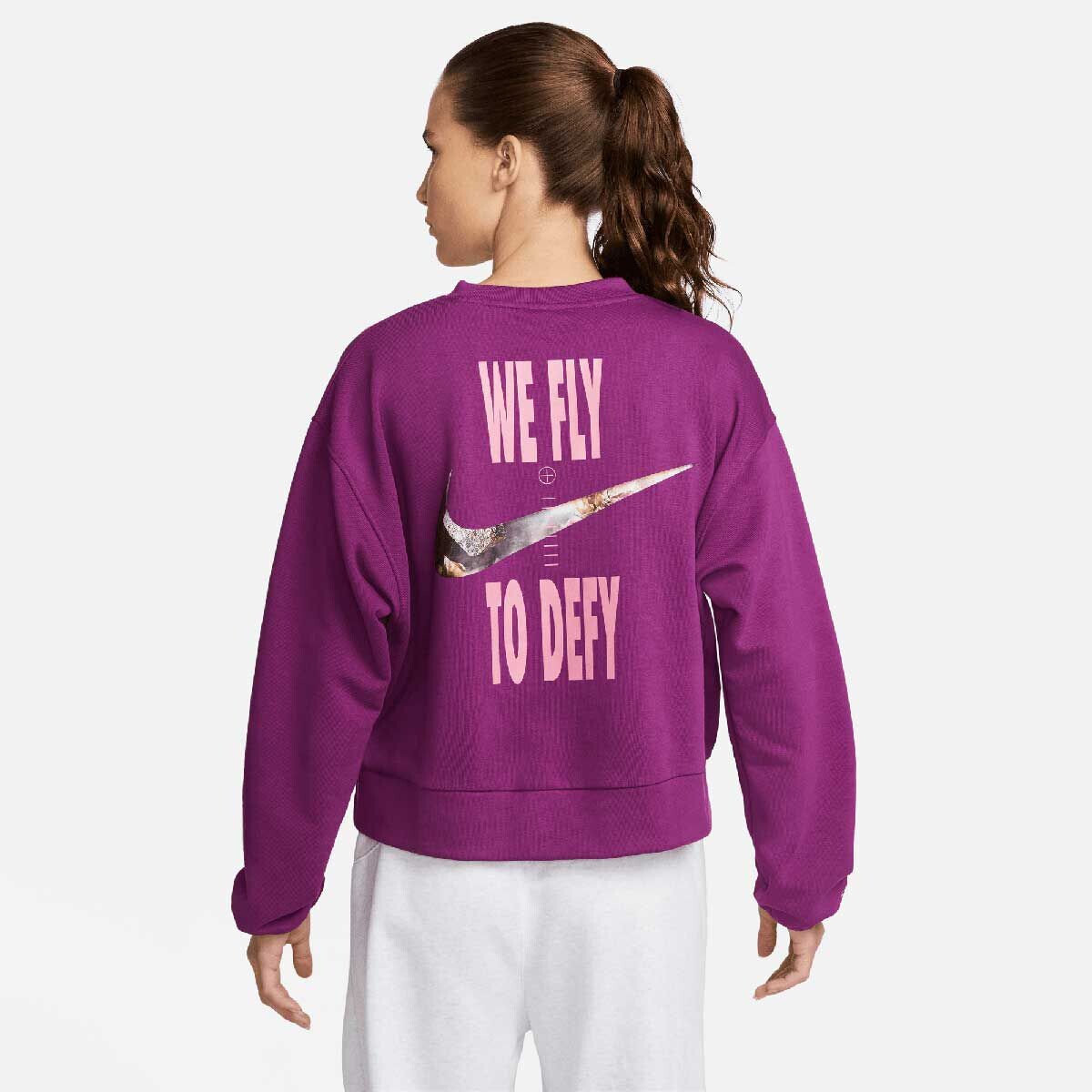 

Свитшот W DRI-FIT STANDARD ISSUE CREWNECK Nike, цвет Lila/Pink