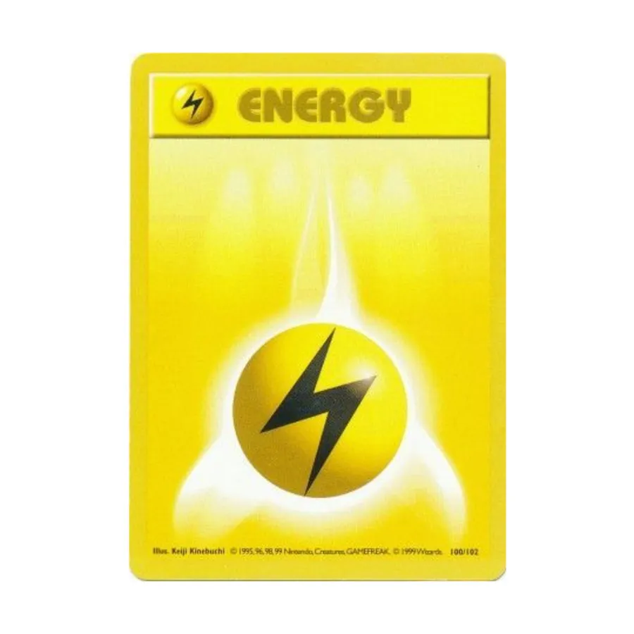 

CCG Энергия молнии (С) #100, Pokemon - Base Set (Shadowless) - Singles