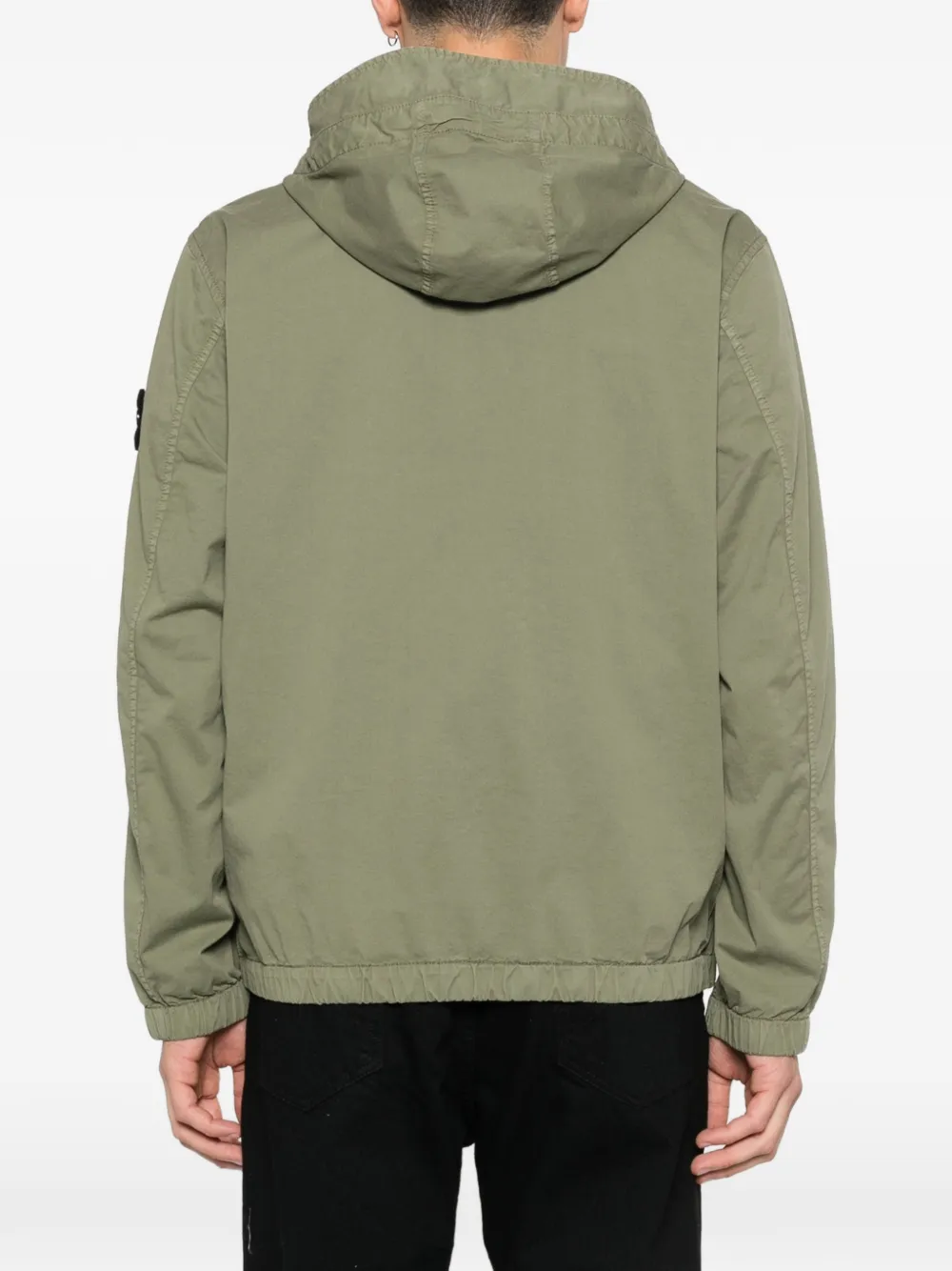 Куртка с капюшоном и накладными карманами Stone Island, зеленый — фото 4
