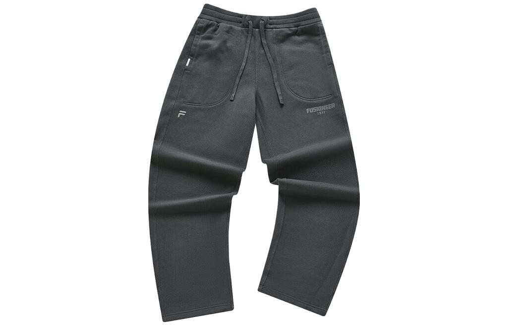 

Трикотажные спортивные штаны Unisex Asphalt Gray FILA FUSION, серый