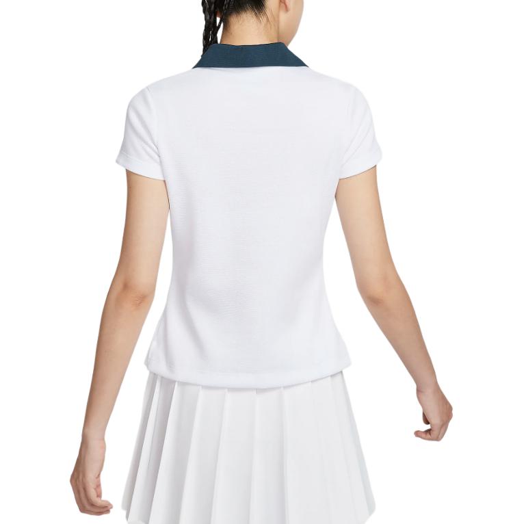 

Футболка поло с коротким рукавом X Yoon 'Белый/Темно-синий' Nike